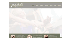 Desktop Screenshot of lotusmovementstudio.com